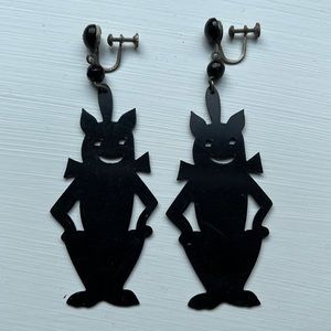 Vintage screw post earrings